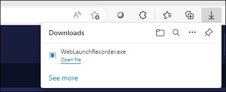Downloads screenshot