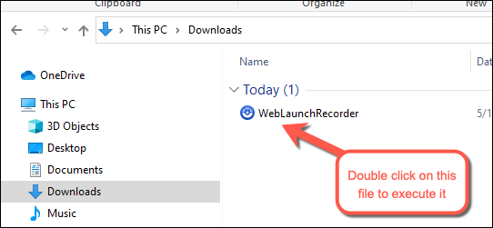 Windows setup screenshot