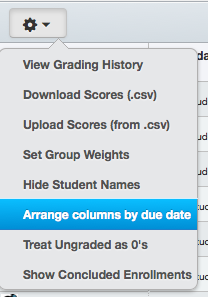 GradeBook Customization Screenshot