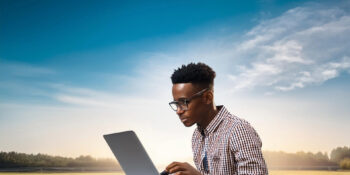 Student With a Laptop